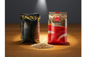 Worek_pelletu_Stelmet_Lava_i_Olimp_obok_siebie_ilustrujące_porównanie_premium_pelletów_drzewnych