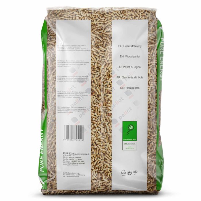 Pellet drzewny Rurex ENplus A1